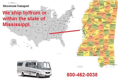 Mississippi RV Shipping