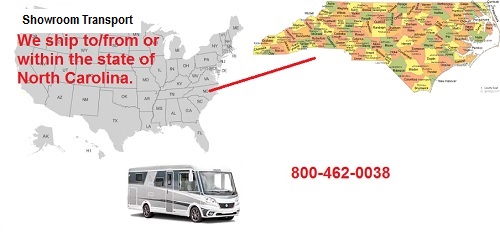 North Carolina RV Shipping