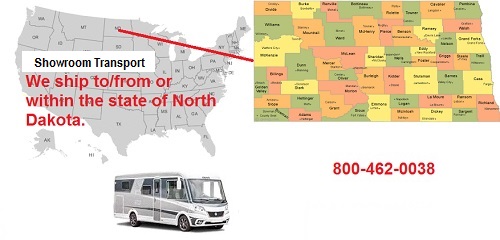 North Dakota RV Shipping