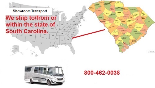 South Carolina RV Shipping