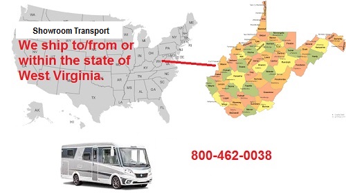 West Virginia RV Shipping